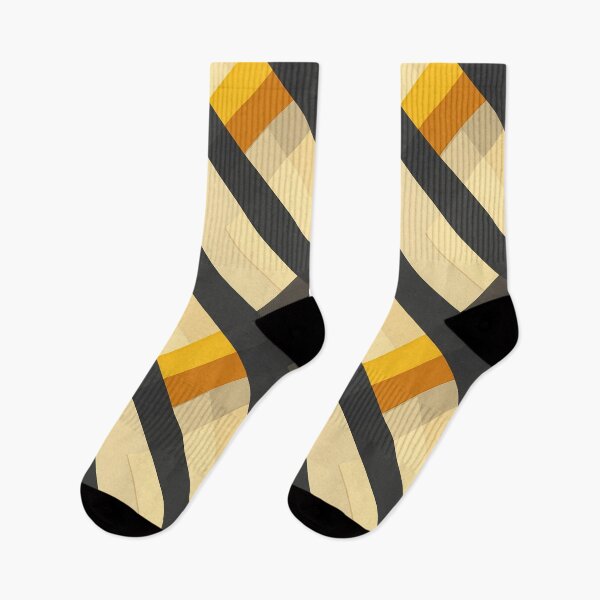 Item preview, Geometric pattern in yellow and black designed and sold by Print2Harbor.