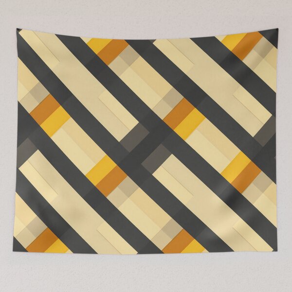 Item preview, Patrón geométrico en amarillo y negro. designed and sold by Print2Harbor.