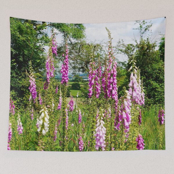 Item preview, Colourful Foxgloves. designed and sold by ScenicViewPics.