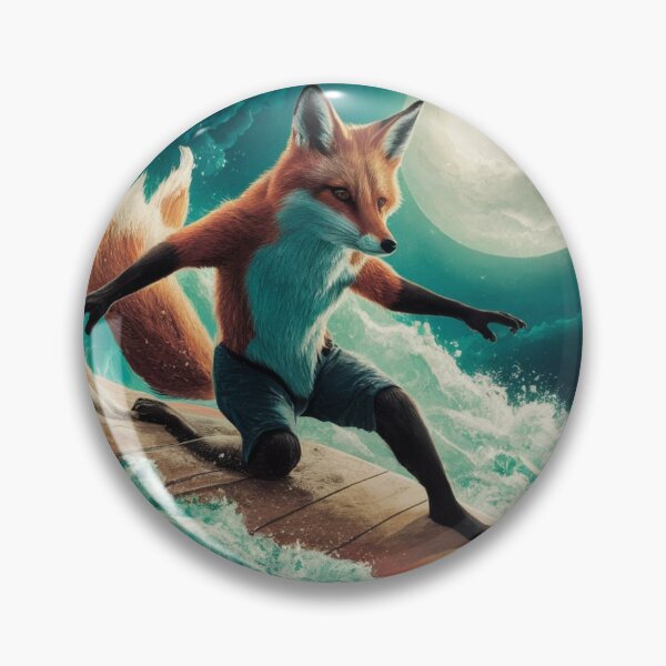 Item preview, "SURFING FOX" designed and sold by Obinne.