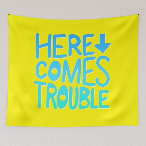 Item preview, Here Comes Trouble Soca T Shirts designed and sold by ravishdesigns.