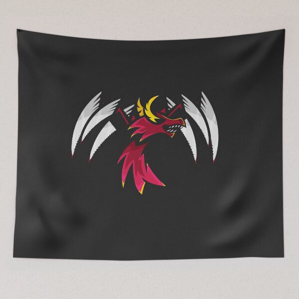 Item preview, Red Dragonoid Breathing Fire Art designed and sold by trendyestore.