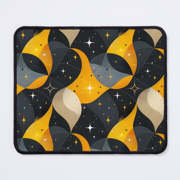 Item preview, Geometric pattern in yellow and black v.2 designed and sold by Print2Harbor.