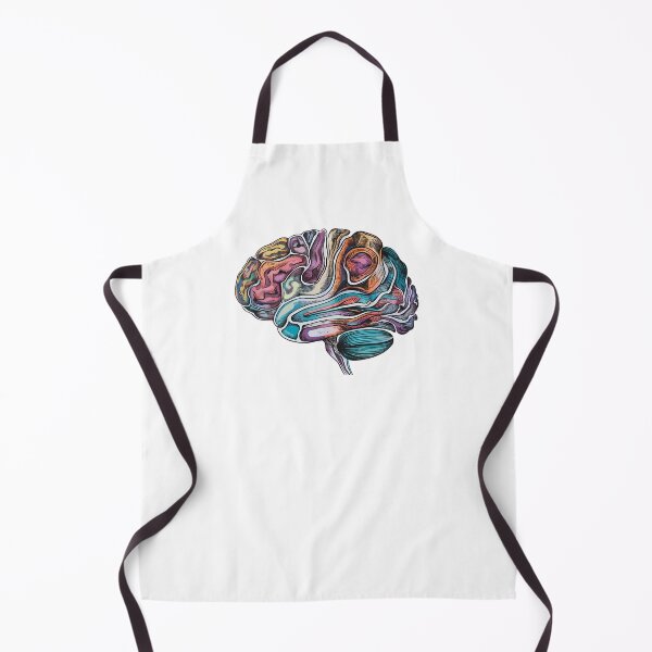 Item preview, Abstract Brain Art - Human Brain Anatomy Illustration designed and sold by WatermelonPink.