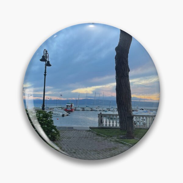 Item preview, Lake Side Sunset Blue Sky In the Italian Summer designed and sold by ZedColors.