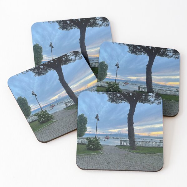 Item preview, Lake Side Sunset Blue Sky In the Italian Summer designed and sold by ZedColors.
