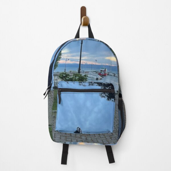 Item preview, Lake Side Sunset Blue Sky In the Italian Summer designed and sold by ZedColors.