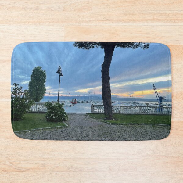 Item preview, Lake Side Sunset Blue Sky In the Italian Summer designed and sold by ZedColors.