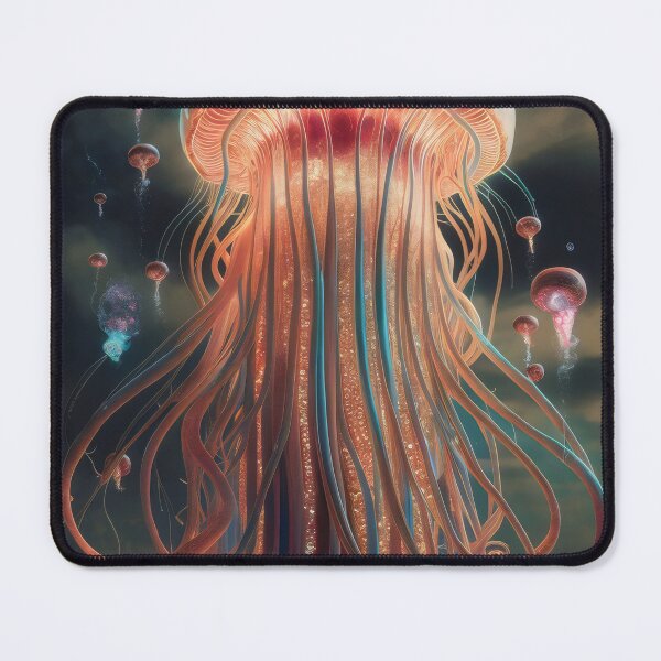 Item preview, Jellyfish in the ocean waters. designed and sold by MyHappyArtShop.