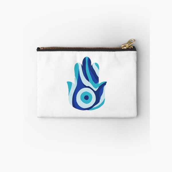 Artikelvorschau, Original Blauer Wirbel Hamsa entworfen und verkauft von PeaceforIsrael.