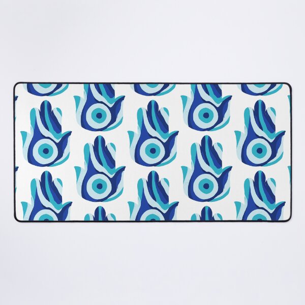 Item preview, Original Blue Swirl Hamsa designed and sold by PeaceforIsrael.