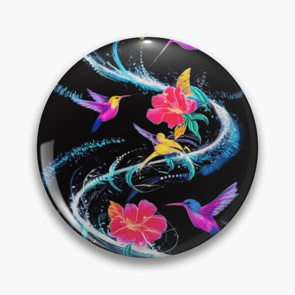Item preview,  hummingbirds and flowers  designed and sold by aipaint.