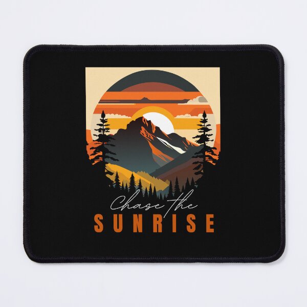 Item preview, Chase the Sunrise over Mountains in the great outdoors designed and sold by TreetopStudios.