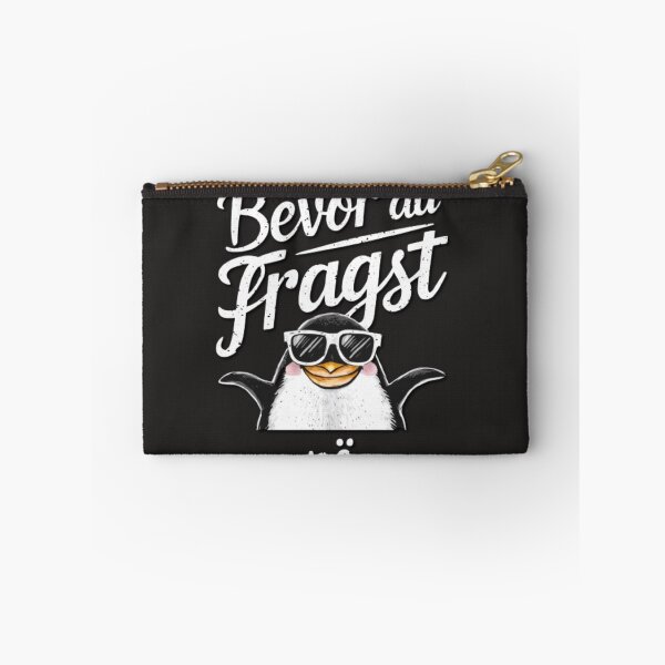 Item preview, Bevor du fragst Nein lustiges Design mit sußem Pinguin designed and sold by SztylishDesigns.