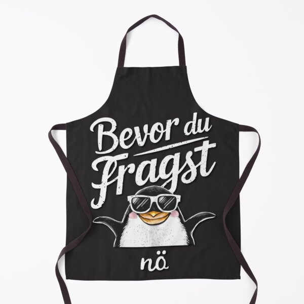 Item preview, Bevor du fragst Nein lustiges Design mit sußem Pinguin designed and sold by SztylishDesigns.