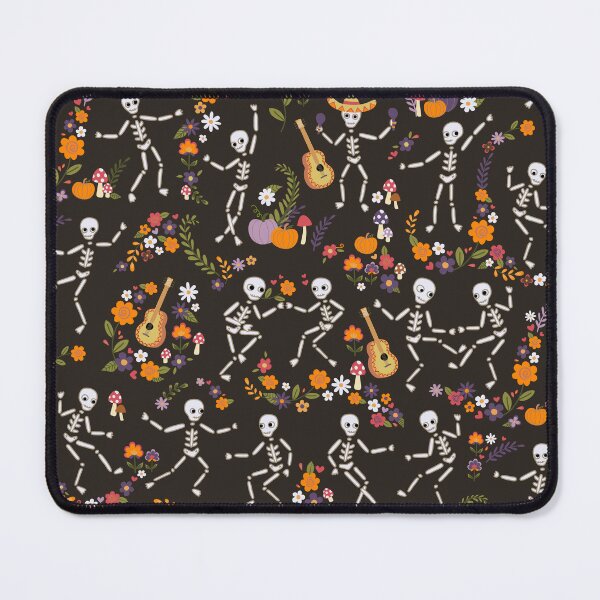 Item preview, Halloween Barn Dance - orange and lilac on dark brown by Cecca Designs designed and sold by Cecca-Designs.