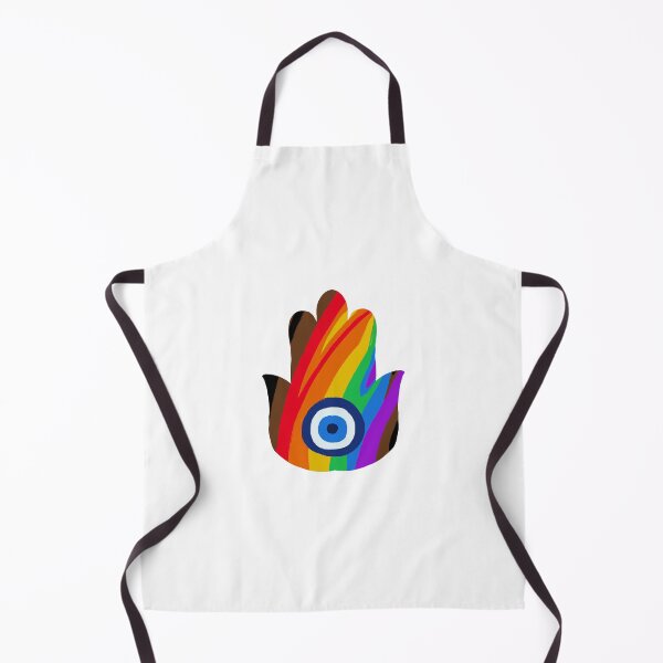 Item preview, More Color More Pride / Philadelphia Pride Flag Hamsa designed and sold by PeaceforIsrael.