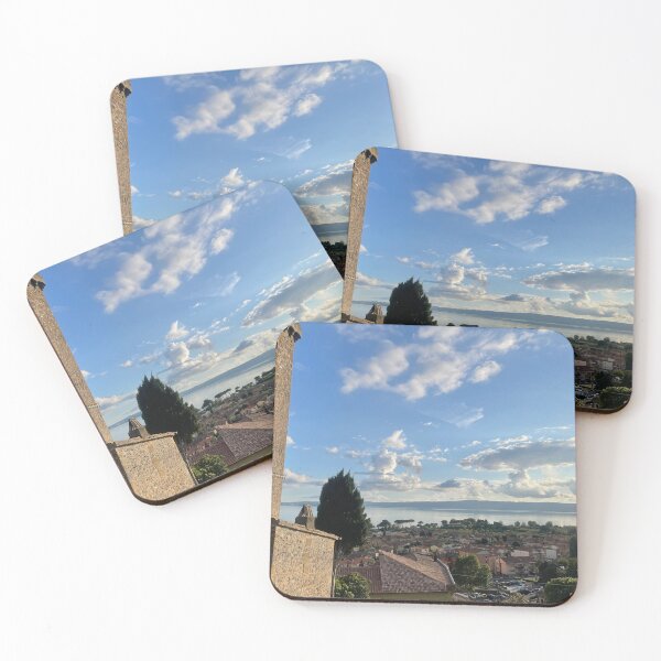 Item preview, Mountain Top View of Lake Bolsena in Italy designed and sold by ZedColors.
