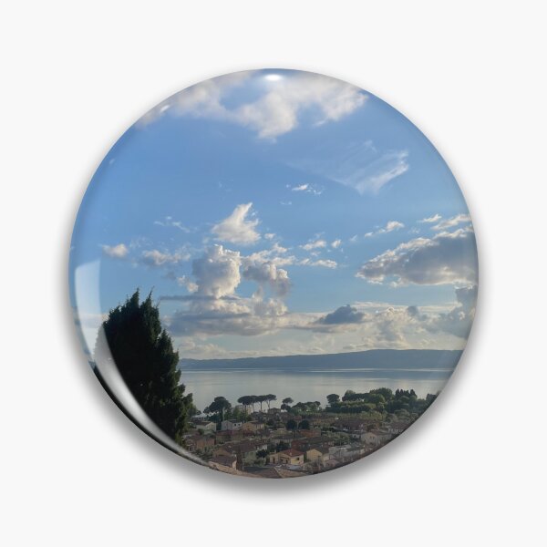 Item preview, Mountain Top View of Lake Bolsena in Italy designed and sold by ZedColors.