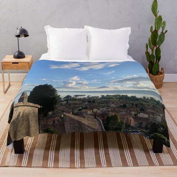 Item preview, Mountain Top View of Lake Bolsena in Italy designed and sold by ZedColors.