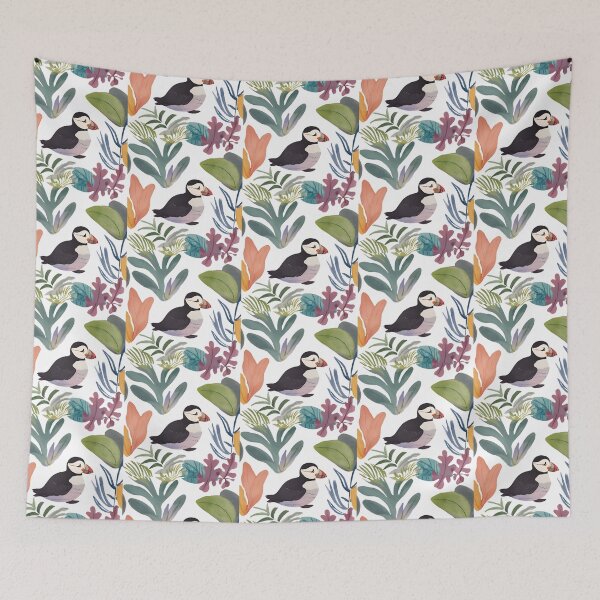 Item preview, TROPICAL LIFE | PUFFIN designed and sold by MUDUGAMU.