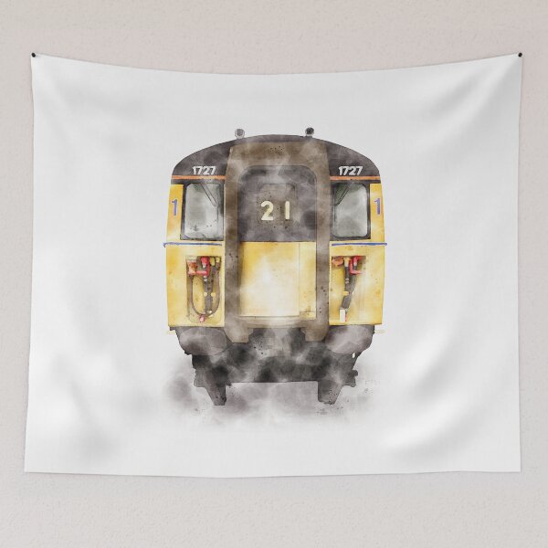 Item preview, Class 421 4CIG "Slam Door" Watercolour designed and sold by jameswattsart.