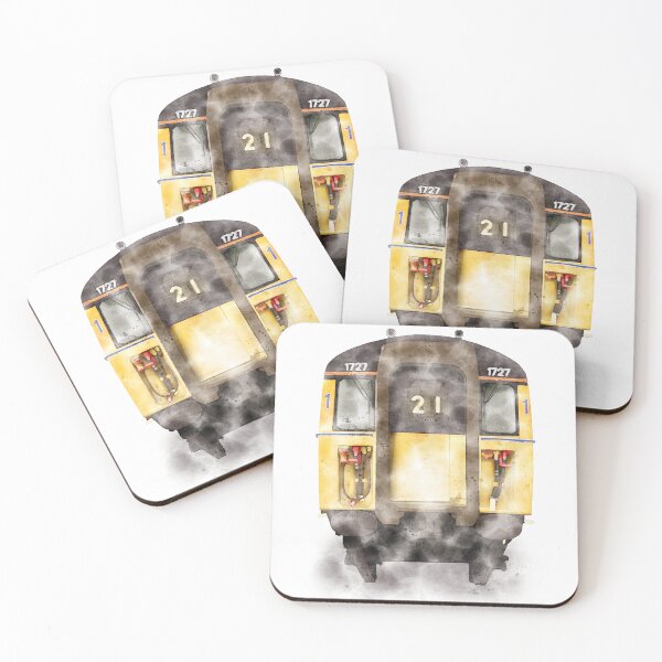 Item preview, Class 421 4CIG "Slam Door" Watercolour designed and sold by jameswattsart.