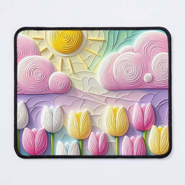 Item preview, Dreamy Pastel Tulip Meadow designed and sold by Chelynnslight.