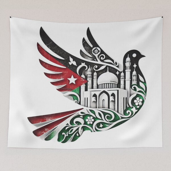 Item preview, FREE PALESTINE Peaceful Wings designed and sold by piscininha.