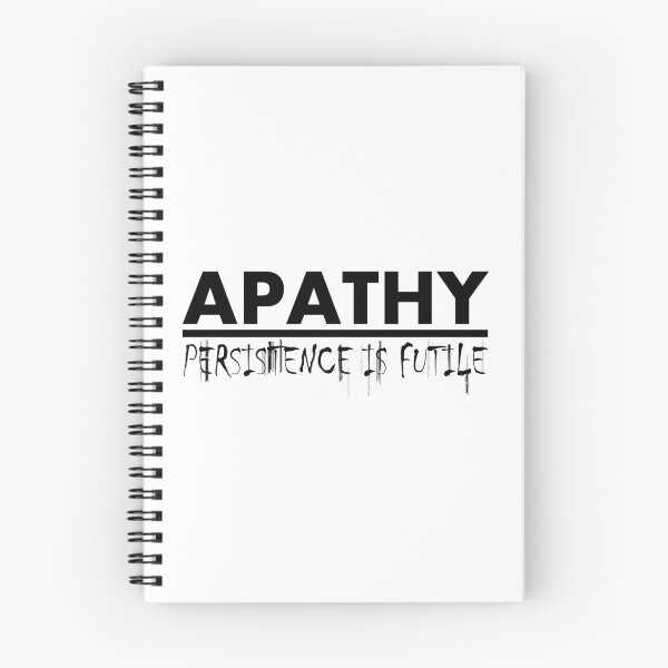 Item preview, Apathy: Persistence is Futile (Black) designed and sold by FreakorGeek.