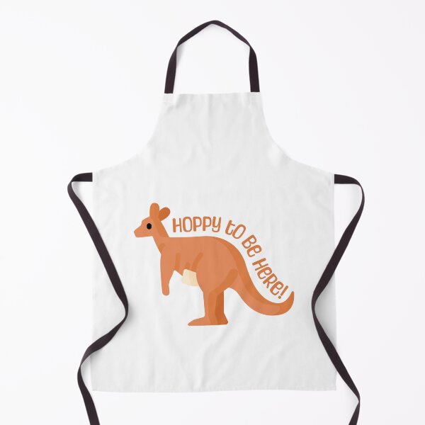 Item preview, Hoppy To be Here! Funny Kangaroo Pun designed and sold by PMCreative.