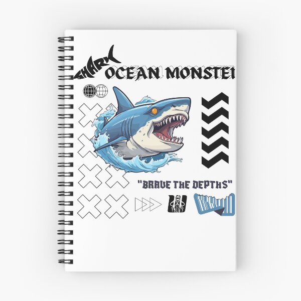 Item preview, Ocean monster shark black designed and sold by Wizard-shop1.
