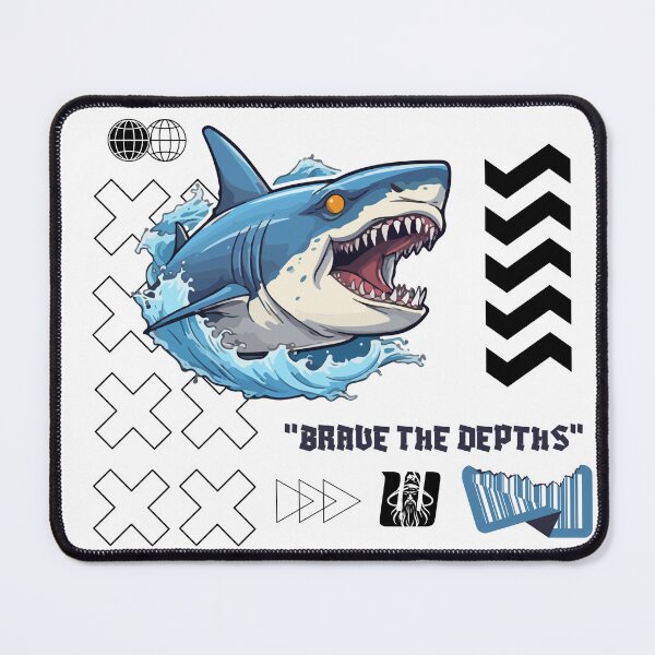 Item preview, Ocean monster shark black designed and sold by Wizard-shop1.