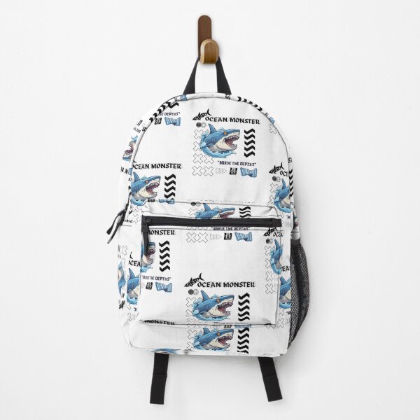 Item preview, Ocean monster shark black designed and sold by Wizard-shop1.