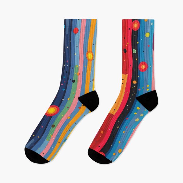 Item preview, Geometric patterns in rainbow colors designed and sold by Print2Harbor.