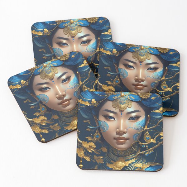 Item preview, Asian Goddess Portrait n°8 designed and sold by Grafik-Ai-Art.