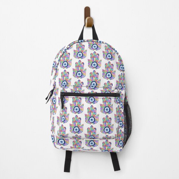 Item preview, Pastel Mosaic Pride Flag Hamsa designed and sold by PeaceforIsrael.