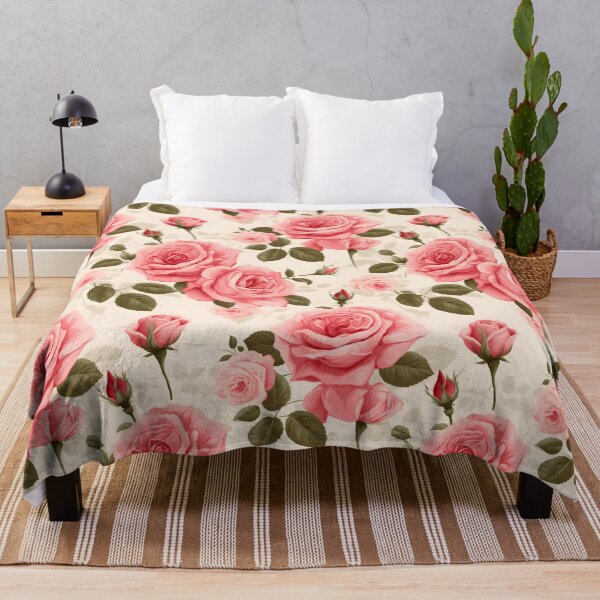 Item preview, Beautiful pink rose pattern background image designed and sold by PHETChi-02.