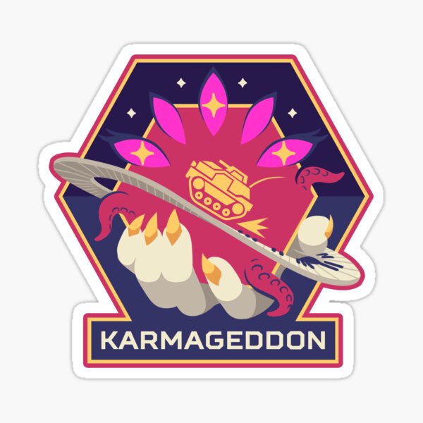 Cosmopunk Patch - Karmageddon Sticker