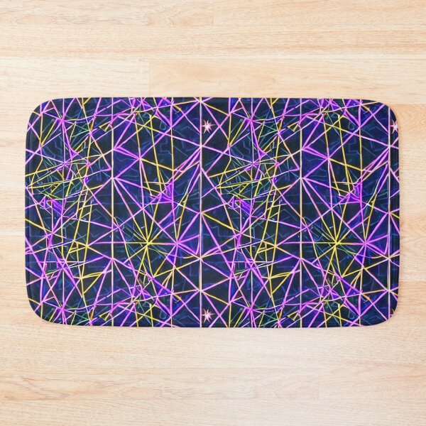 Item preview, Neon Geometric Networks 2 - Seamless Pattern designed and sold by Chubuter.
