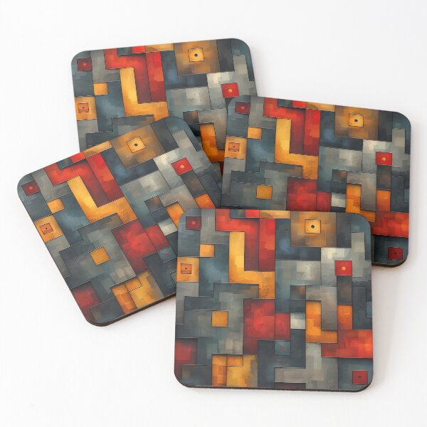 Item preview, Geometric patterns in rainbow colors v.3 designed and sold by Print2Harbor.