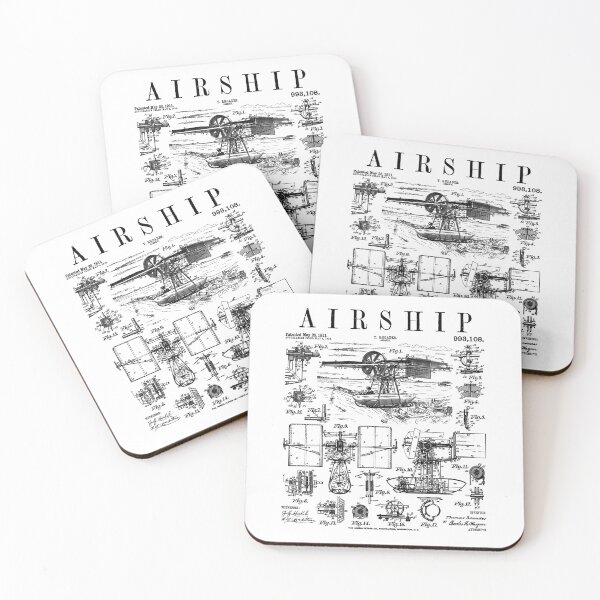 Artikelvorschau, Luftfahrt Pilot Flugzeug Luftschiff Flugzeuge Vintage Patent entworfen und verkauft von GrandeDuc.