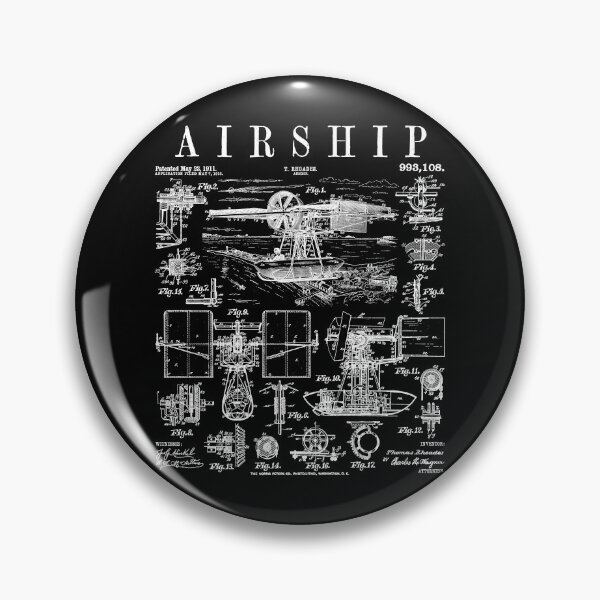 Artikelvorschau, Luftfahrt Pilot Flugzeug Luftschiff Flugzeuge Vintage Patent entworfen und verkauft von GrandeDuc.