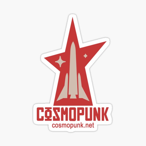 Cosmopunk Logo Sticker