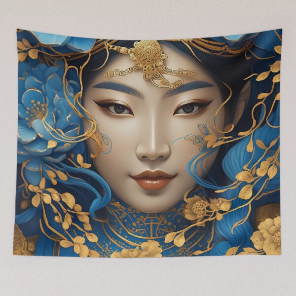 Item preview, Asian Goddess Portrait n°10 designed and sold by Grafik-Ai-Art.