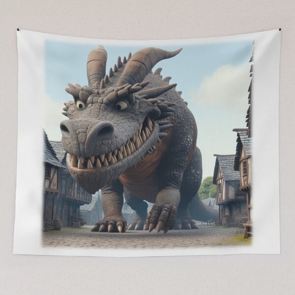 Item preview, Oh dear, oh dear, the dragon must go. designed and sold by HerbertFlenner.