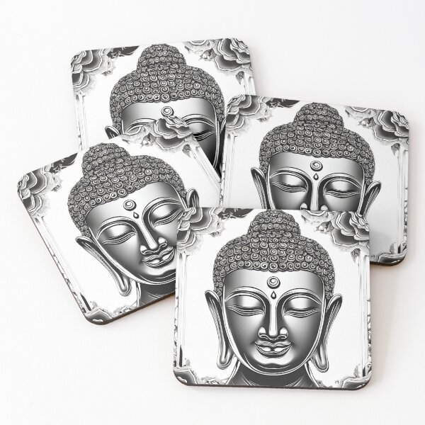 Item preview, 3D Buddha Head Graphic T-Shirt designed and sold by princesiddharth.