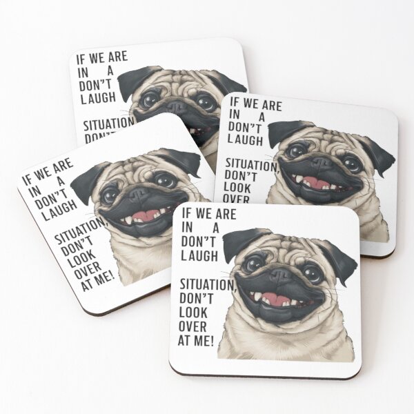 Item preview, Cute  watercolor  pug dog designed and sold by Sameena Fatima.