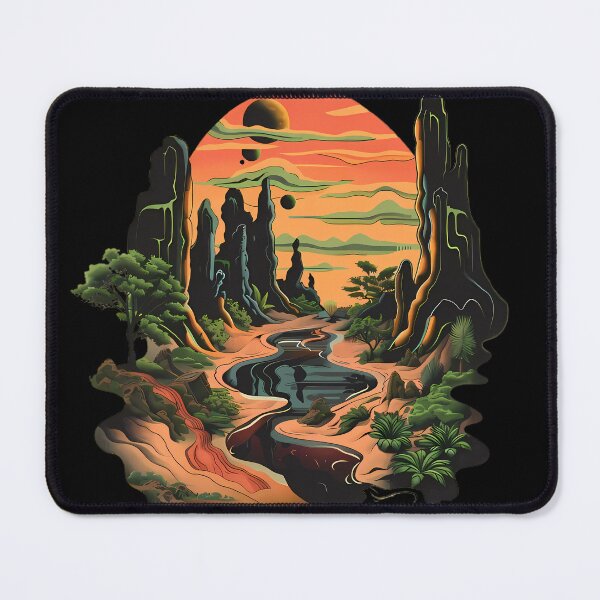 Item preview, “Mystical Canyon at Setting Sun” designed and sold by Art-Vortex-fr.