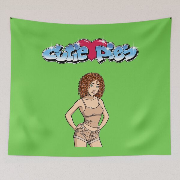 Item preview, CutiePie #65 - Curly redhead biting her lip designed and sold by CutiePiesArt.